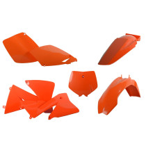 Kit plastiques - Orange - POLISPORT KTM EXC EXC-F 2001-2002