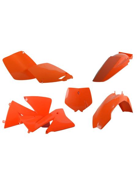 Kit plastiques - Orange - POLISPORT KTM EXC EXC-F 2001-2002