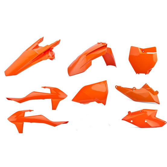 Kit plastiques - Orange - POLISPORT KTM 125 150 SX 250 SX-F 2016-2018