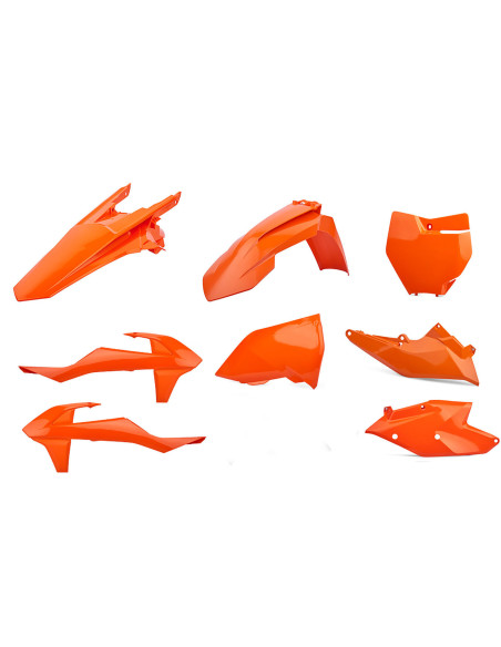 Kit plastiques - Orange - POLISPORT KTM 125 150 SX 250 SX-F 2016-2018