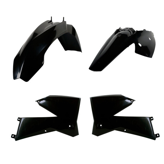 Kit plastiques - Noir - POLISPORT KTM EXC EXC-F 2005-2007