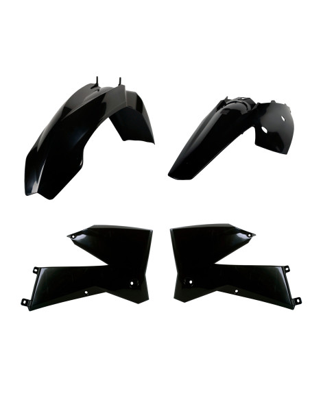 Kit plastiques - Noir - POLISPORT KTM EXC EXC-F 2005-2007