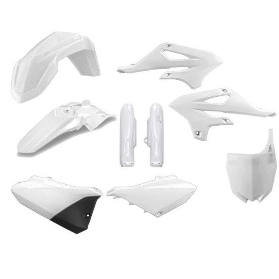 Kit plastiques - Blanc - POLISPORT Yamaha 85 YZ 2022