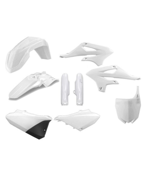 Kit plastiques - Blanc - POLISPORT Yamaha 85 YZ 2022