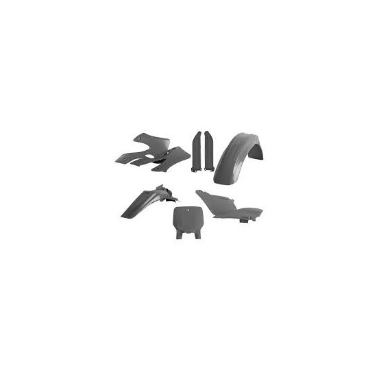 Kit plastiques complet - Gris - POLISPORT Kawasaki 125 250 KX 1999-2002