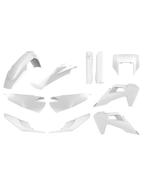 Kit plastique - Blanc - POLISPORT Husqvarna TE FE 2020-2022