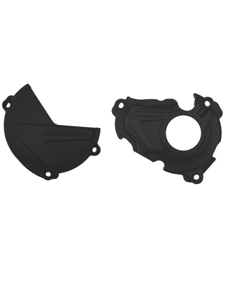 Kit de Protection de carters - Noir - POLISPORT Yamaha 250 YZ-F 2019-2026 / 250 WRF 2020-2026