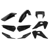 Kit plastique - Noir - POLISPORT Husqvarna TE FE 2020-2022