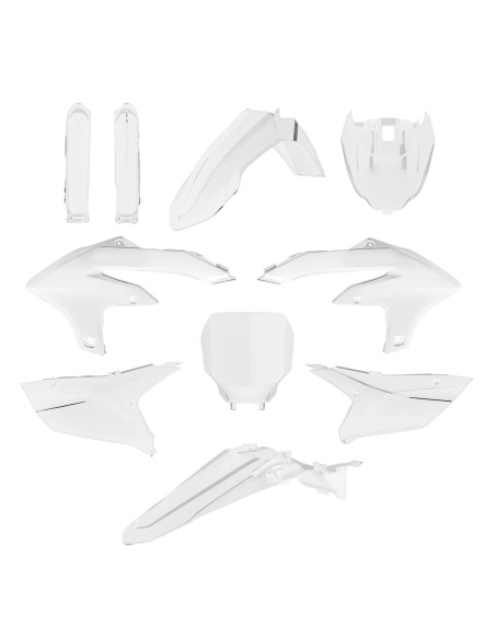 Kit plastiques complet - Blanc - POLISPORT Yamaha 450 YZ-F 2023-2025 / 250 YZ-F 2024-2026