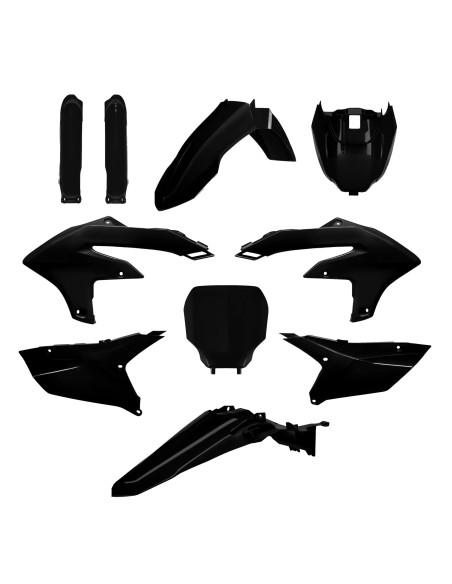 Kit plastiques complet - Noir - POLISPORT Yamaha 450 YZ-F 2023-2025 / 250 YZ-F 2024-2026