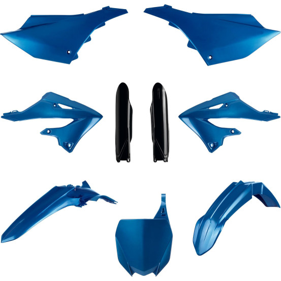 Kit plastiques complet metal - Bleu - POLISPORT Yamaha 450 YZ-F 2023-2025 / 250 YZ-F 2024-2026