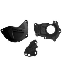 Kit de Protection de carters - Noir - POLISPORT Yamaha 450 YZ-F 2018-2022 / 450 WRF 2019-2023