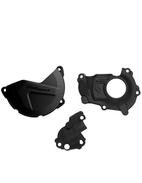Kit de Protection de carters - Noir - POLISPORT Yamaha 450 YZ-F 2018-2022 / 450 WRF 2019-2023