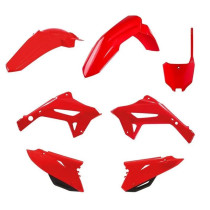 Kit plastiques - Rouge - POLISPORT Restylé 2022 HONDA 125 250 CR 2000-2001 Rouge