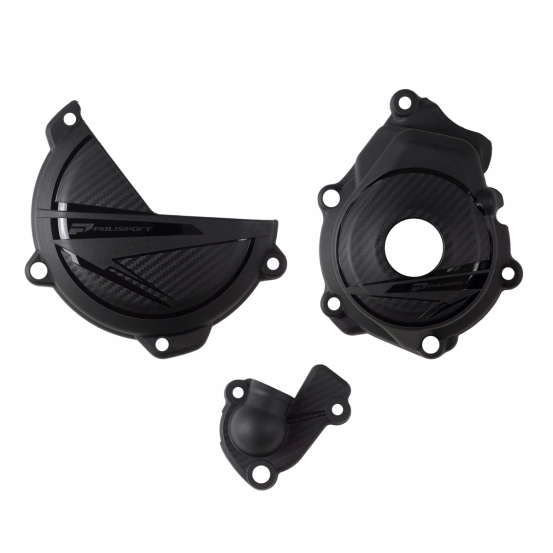 Kit de Protection de carters - Noir - POLISPORT KTM 250 SX-F Husqvarna 250 FC 2023