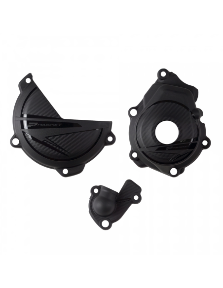 Kit de Protection de carters - Noir - POLISPORT KTM 250 SX-F Husqvarna 250 FC 2023
