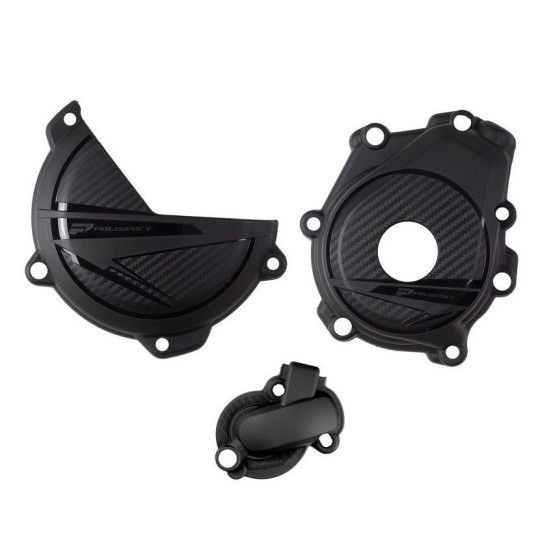 Kit de Protection de carters - Noir - POLISPORT KTM 450 SX-F Husqvarna 450 FC 2023-2026