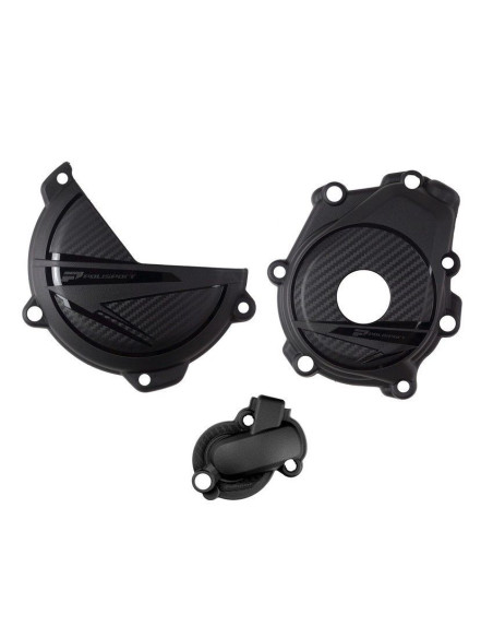 Kit de Protection de carters - Noir - POLISPORT KTM 450 SX-F Husqvarna 450 FC 2023-2026