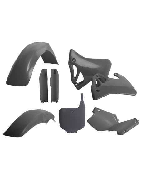 Kit plastiques complet - Gris - POLISPORT Honda 125 CR 1995-1997 / 250 CR 1995-1996