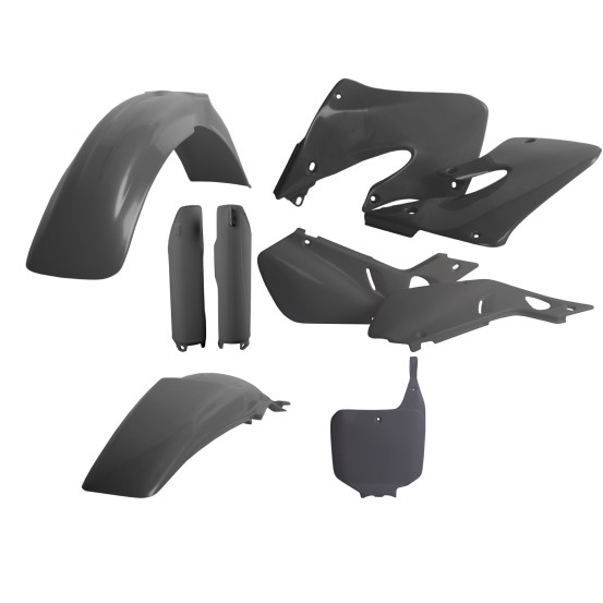 Kit plastiques complet - Gris - POLISPORT Honda 125 CR 1998-1999 / 250 CR 1997-1999