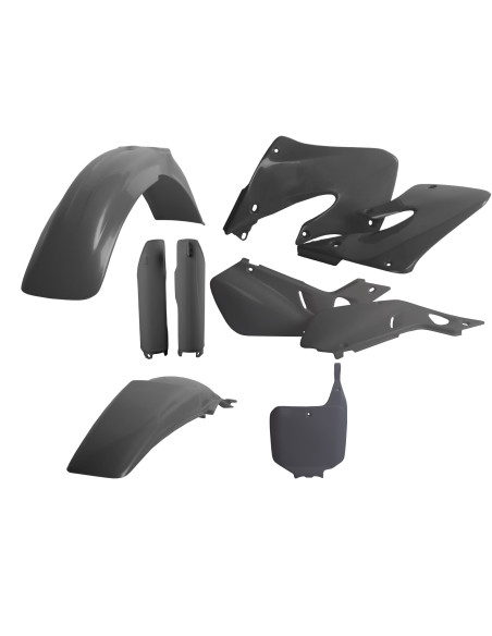 Kit plastiques complet - Gris - POLISPORT Honda 125 CR 1998-1999 / 250 CR 1997-1999