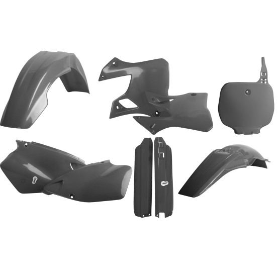 Kit plastiques complet - Gris - POLISPORT Yamaha 125 250 YZ 1996-1999