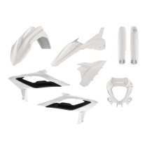 Kit plastiques complet - Blanc - POLISPORT Beta RR 250 300 2T 350 400 450 4T 2023