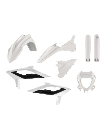 Kit plastiques complet - Blanc - POLISPORT Beta RR 250 300 2T 350 400 450 4T 2023