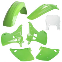 Kit plastiques - Origine - POLISPORT Kawasaki 125 250 KX 1993