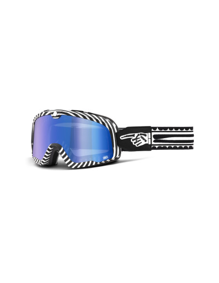Masque cross 100% Barstow Death Spray - Ecran Iridium Bleu