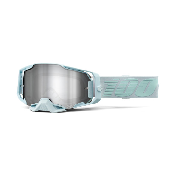 Masque cross 100% Armega Fargo - Ecran Iridium Argent Flash