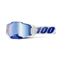 Masque cross 100% Armega Bleu - Ecran Iridium Bleu