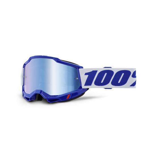 Masque cross 100% Accuri 2 Bleu - Écran Iridium Bleu