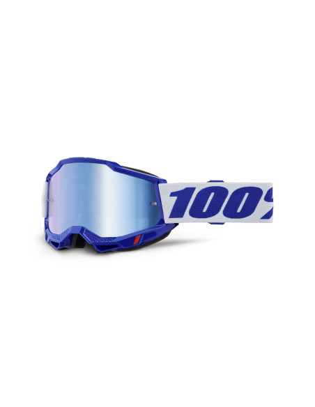 Masque cross 100% Accuri 2 Bleu - Écran Iridium Bleu