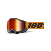 Masque cross 100% Accuri 2 Orange - Ecran Iridium Rouge