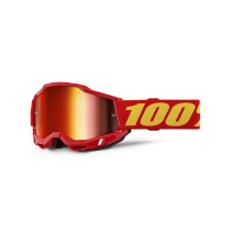 Masque cross 100% Accuri 2 Rouge - Ecran Iridium Rouge