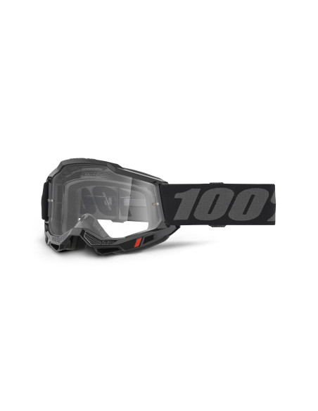 Masque cross 100% Accuri 2 OTG Noir - Ecran Clair