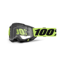 Masque cross 100% Accuri 2 OTG Jaune Fluo - Ecran Clair