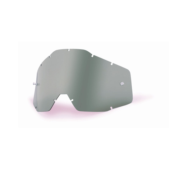Ecran 100% Gris Fumé Anti-buée pour Masque cross Racecraft, Accuri, Strata