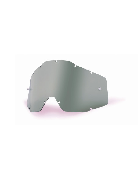 Ecran 100% Gris Fumé Anti-buée pour Masque cross Racecraft, Accuri, Strata