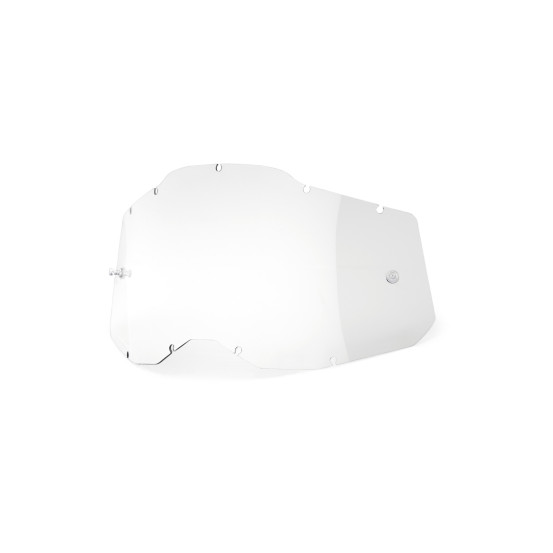 Écran 100% pour masque cross Racecraft 2 / Accuri 2 / Strata 2 - clair