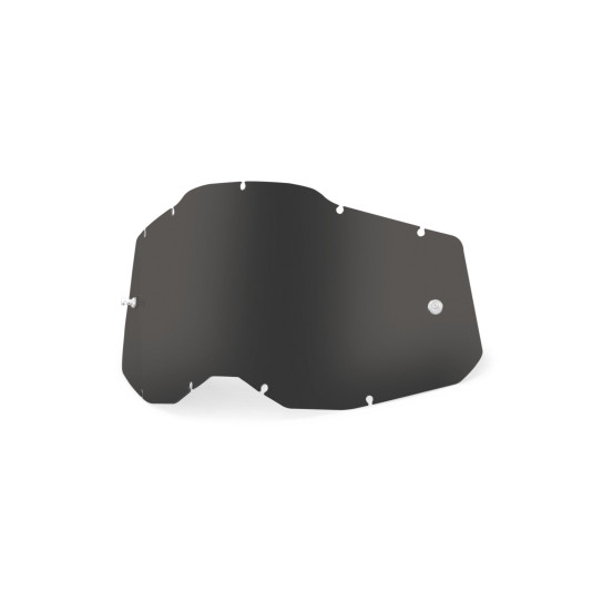 Ecran 100% pour masque cross Racecraft 2 / Accuri 2 / Strata 2 - Fumé foncé