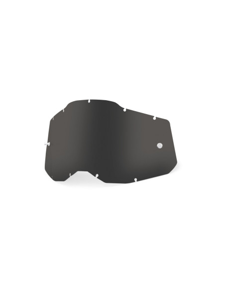 Ecran 100% pour masque cross Racecraft 2 / Accuri 2 / Strata 2 - Fumé foncé