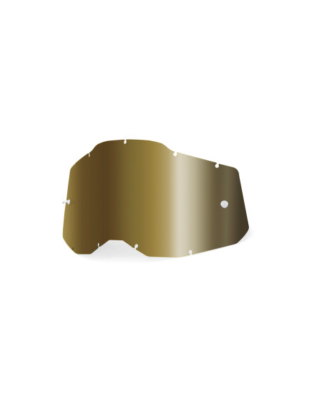 Ecran 100% pour masque cross Racecraft 2 / Accuri 2 / Strata 2 - Iridium bronze
