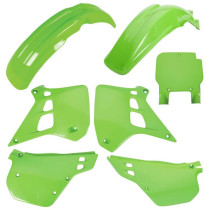 Kit plastiques - Origine - POLISPORT Kawasaki 125 KX 1990-1991