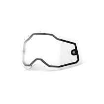 Ecran Double 100% pour masque cross Racecraft 2 / Accuri 2 / Strata 2 - clair