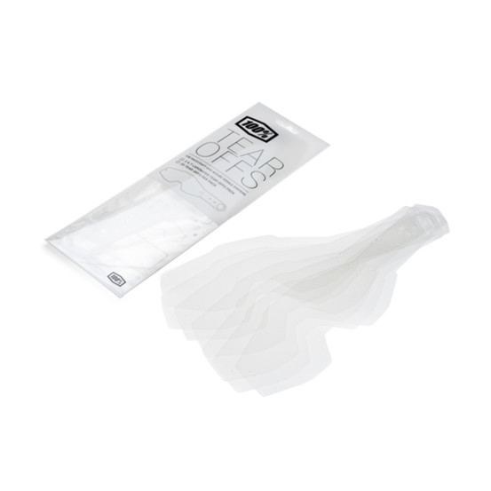 Tear-Offs 100% laminé 2 pack de 7 pièces pour Masque cross Racecraft, Accuri, Strata
