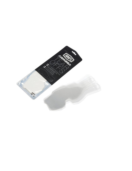 Tear-Offs 100% pack standard de 20 pièces pour masque Armega/Armatic