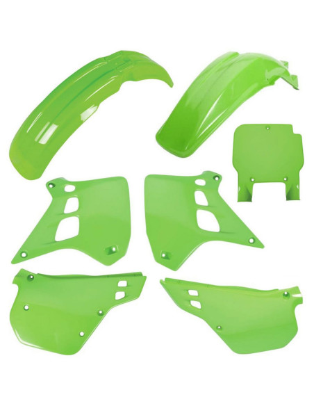 Kit plastiques - Origine - POLISPORT Kawasaki 250 KX 1990-1991