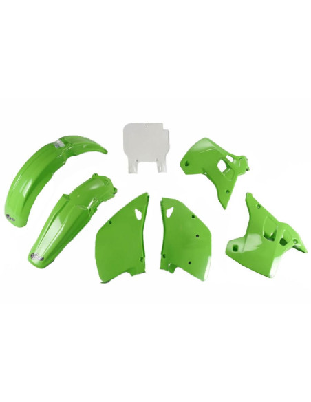Kit plastiques - Origine - POLISPORT Kawasaki 125 250 KX 1992